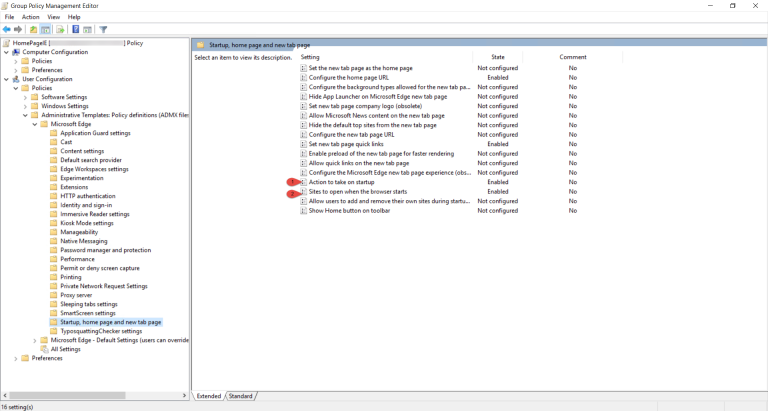Joined Workstation Set the default homepage of Microsoft Edge for domain joined ...